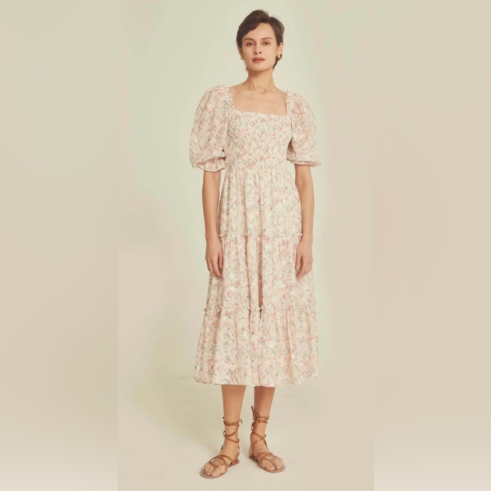 Lait collection midi dress